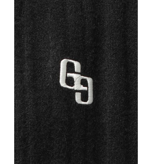 GYDA「ランダムリブGG HOODIEニットチュニック」|ワンピース|