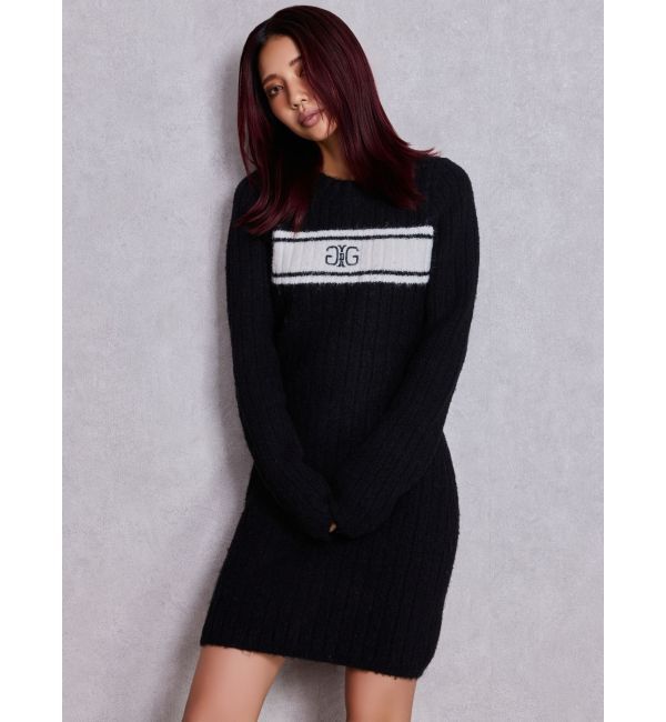 GYDA「Symmetry GYDAリブニットワンピース」|ワンピース|