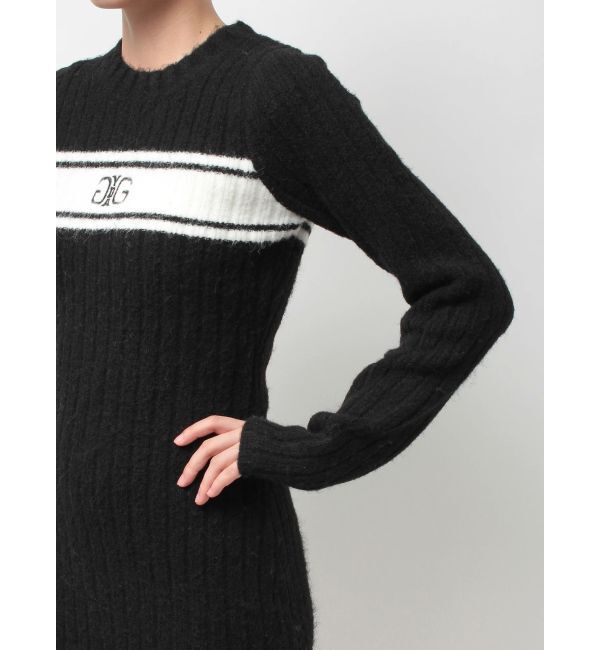 GYDA「Symmetry GYDAリブニットワンピース」|ワンピース|