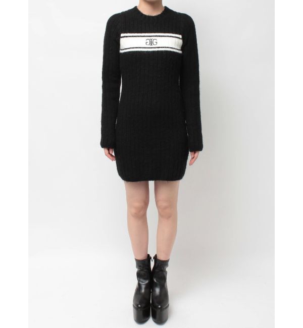 GYDA「Symmetry GYDAリブニットワンピース」|ワンピース|