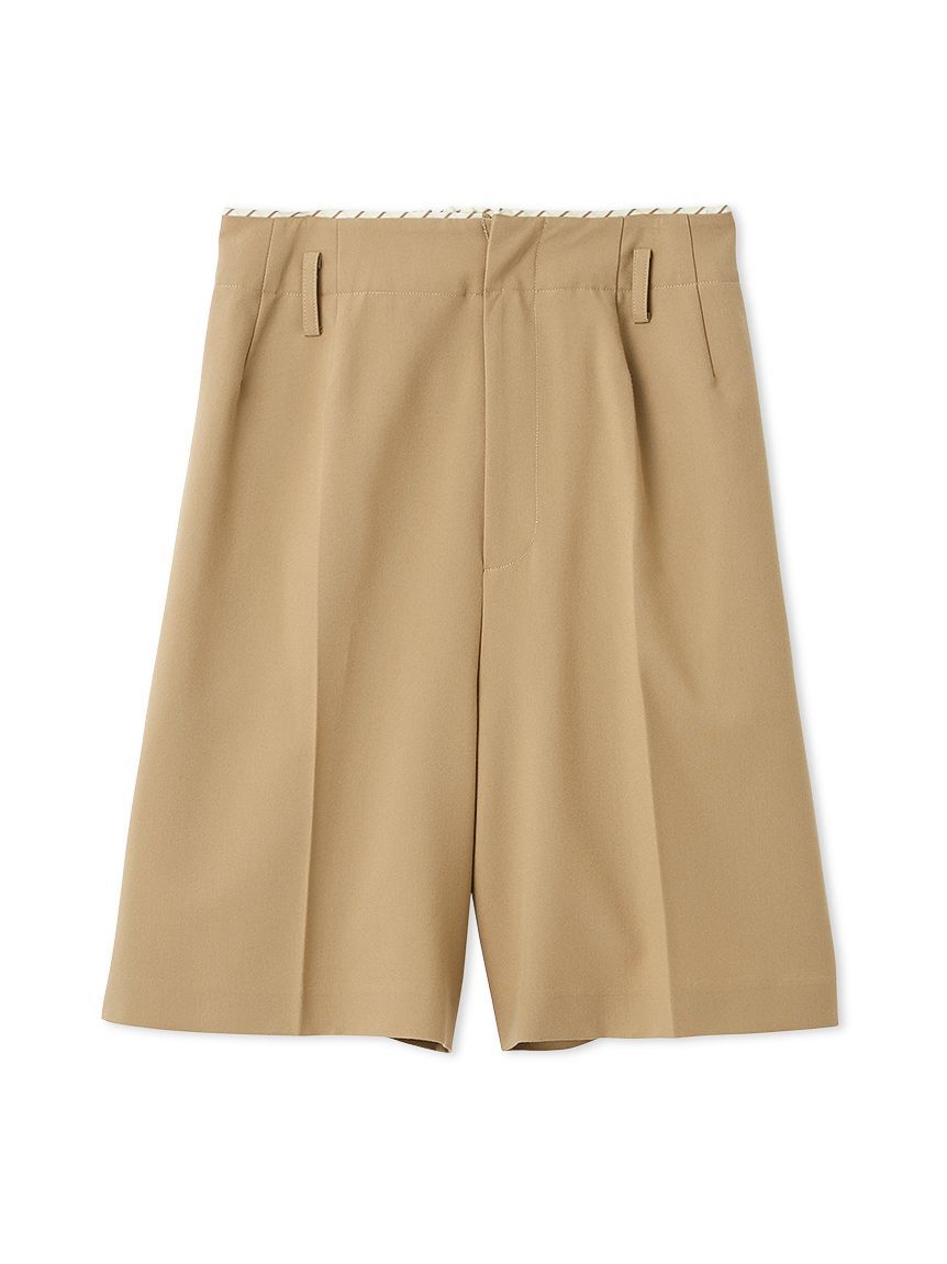 Mila Owen「トリミングハーフキュロットパンツ」|チノ|