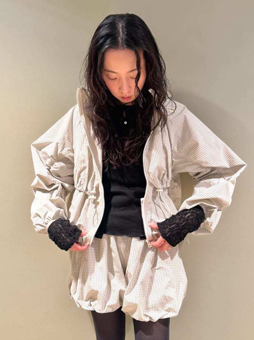 emmi atelier「ドロストナイロンブルゾン/撥水【セットアップ対応】」|ブルゾン・スタジャン|