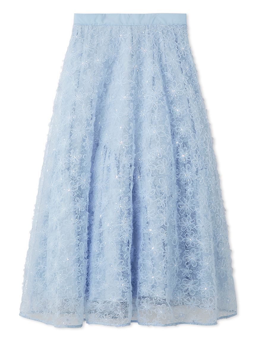 FURFUR「立体フラワーレーススカート」|スカート|