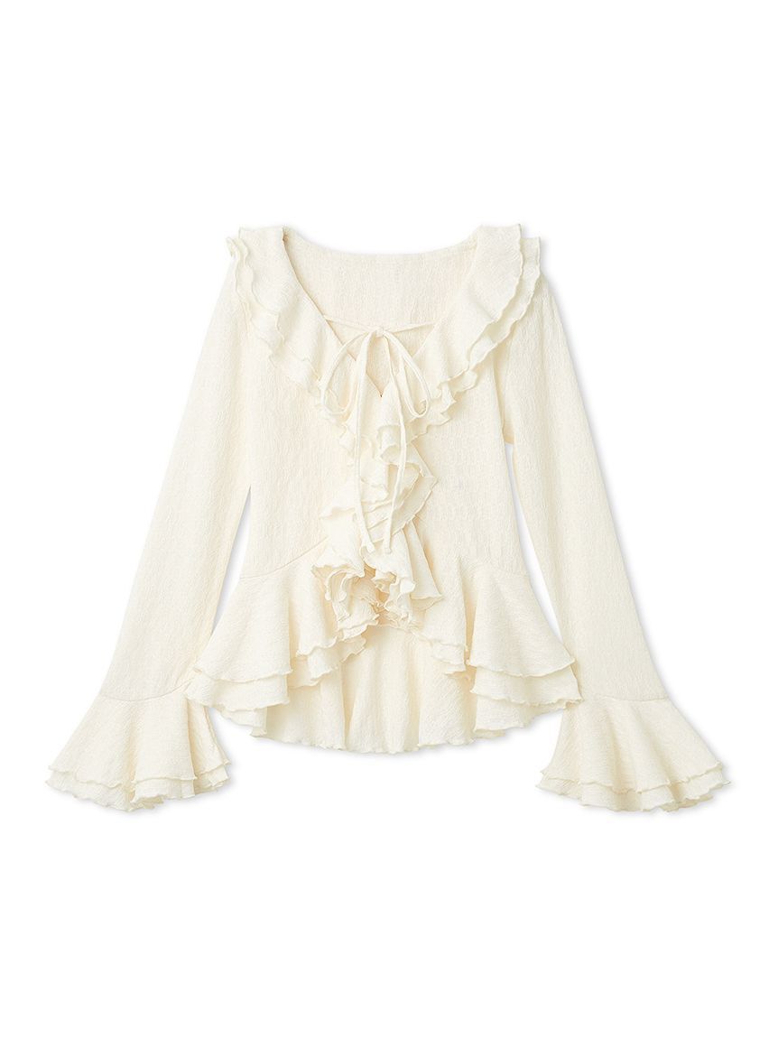 FURFUR「ラッフルフリルプルオーバー」|シャツ・ブラウス|