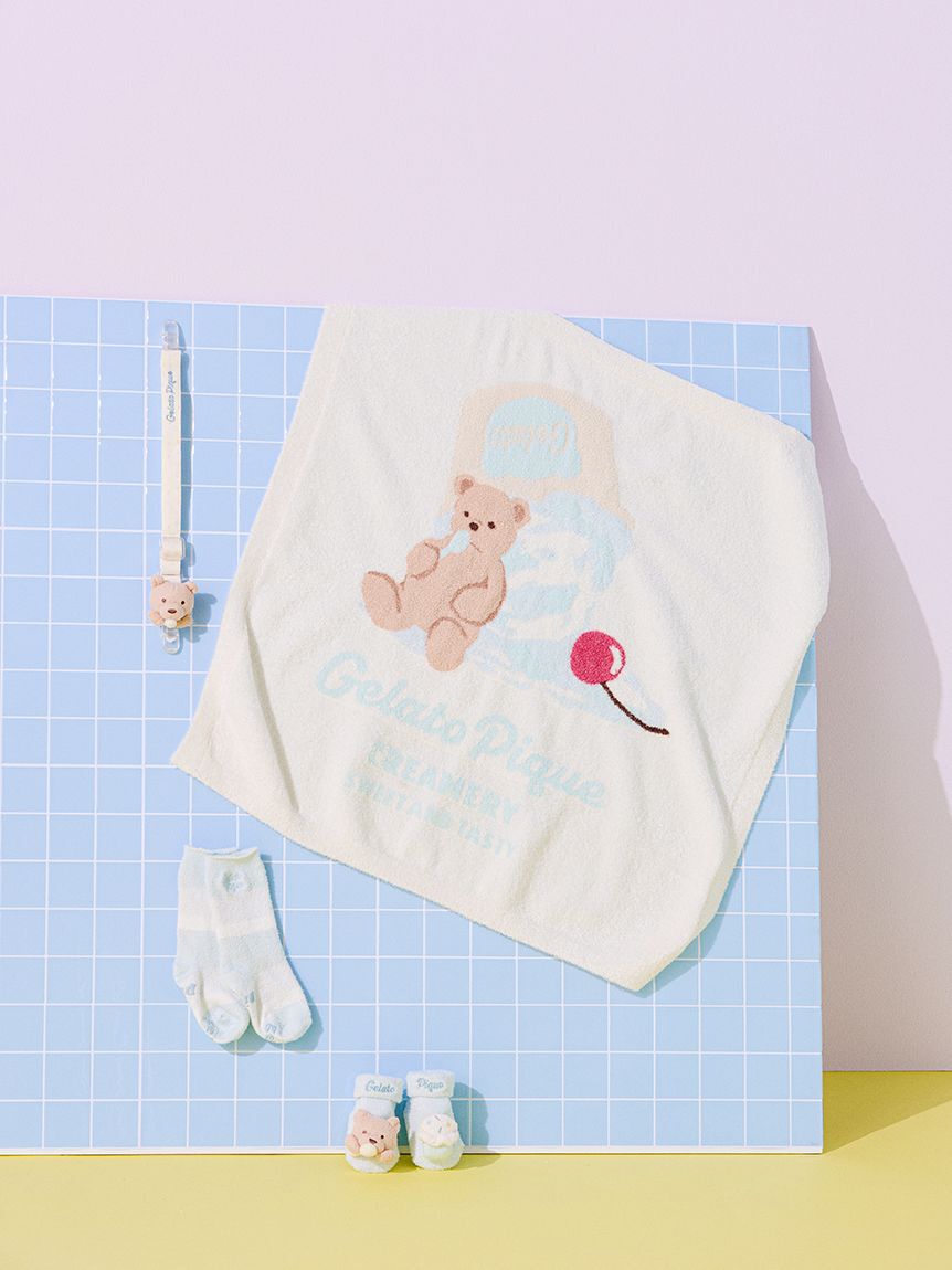 GELATO PIQUE KIDS & BABY「【KIDS】スムーズィーアイスクリームベアブランケット」|ブランケット|