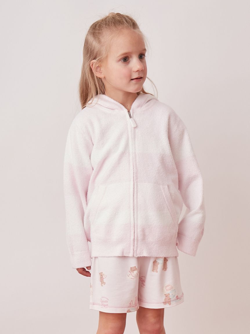 GELATO PIQUE KIDS & BABY「【KIDS】グラデーションボーダーパーカ」|パーカー|