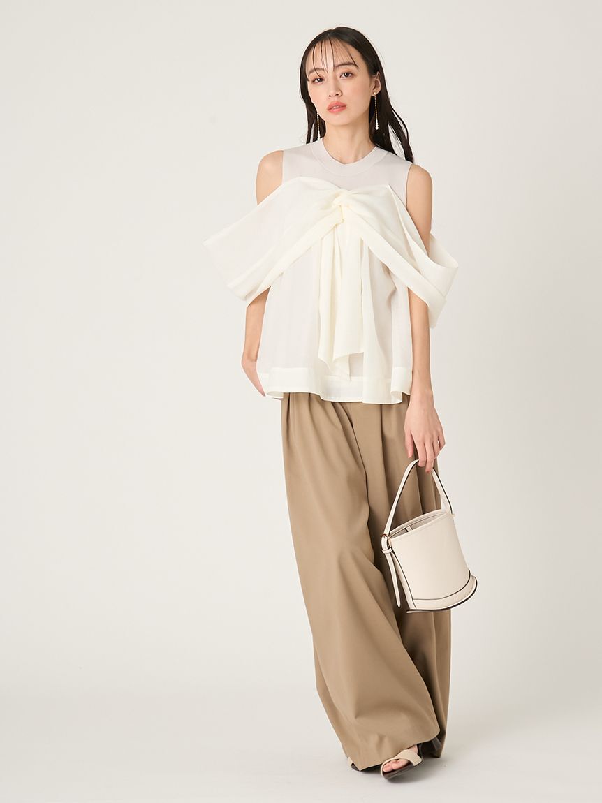 FRAY I.D「カーブラインミニバスケットバッグ」|ハンドバッグ|