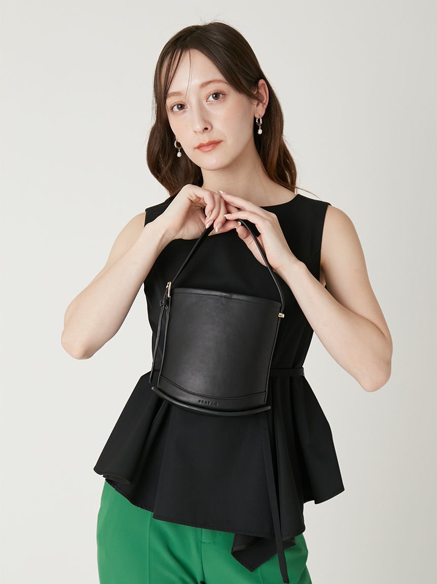 FRAY I.D「カーブラインミニバスケットバッグ」|ハンドバッグ|