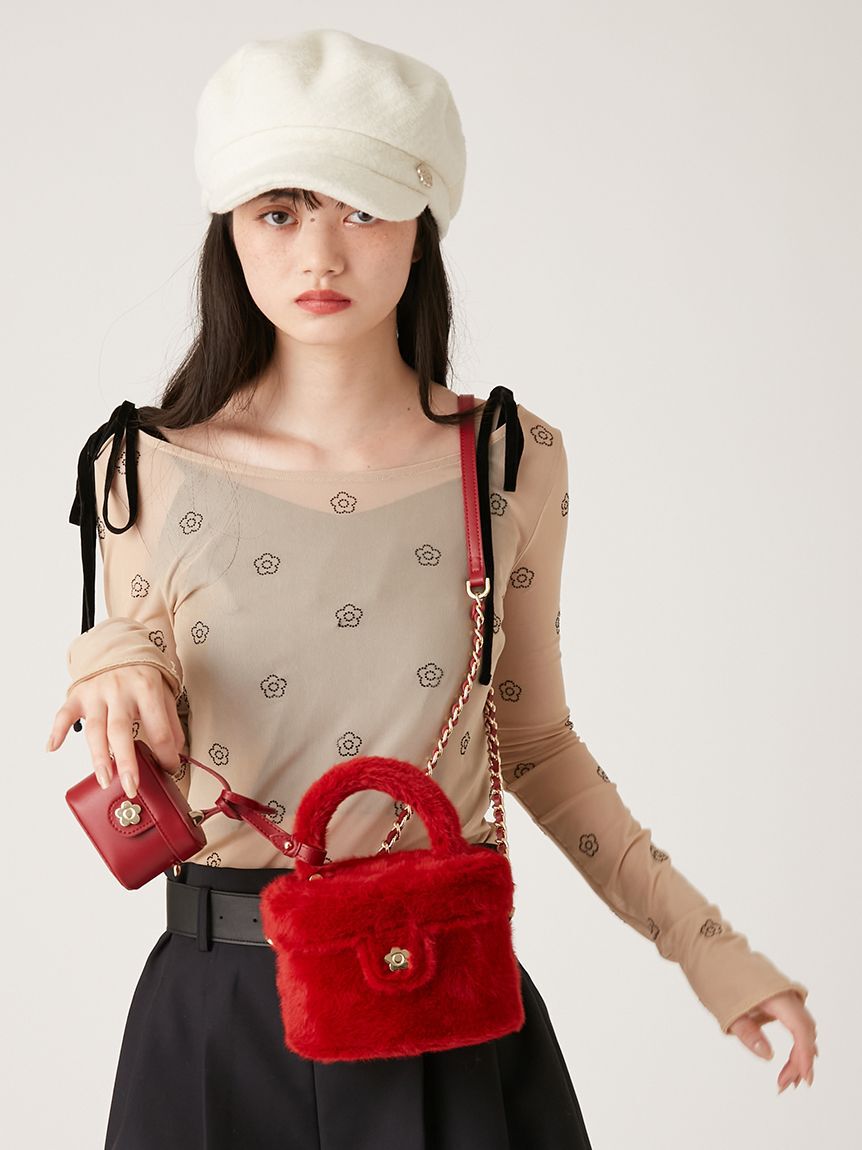 LILY BROWN「【LILY BROWN&times;MARY QUANT】デイジーミニバニティポーチ」|ポーチ|