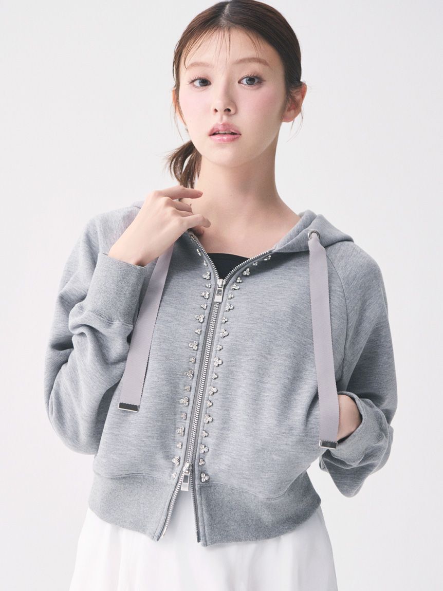 CELFORD「【UVカット】【洗える】フロントビシューフーディー」|パーカー|