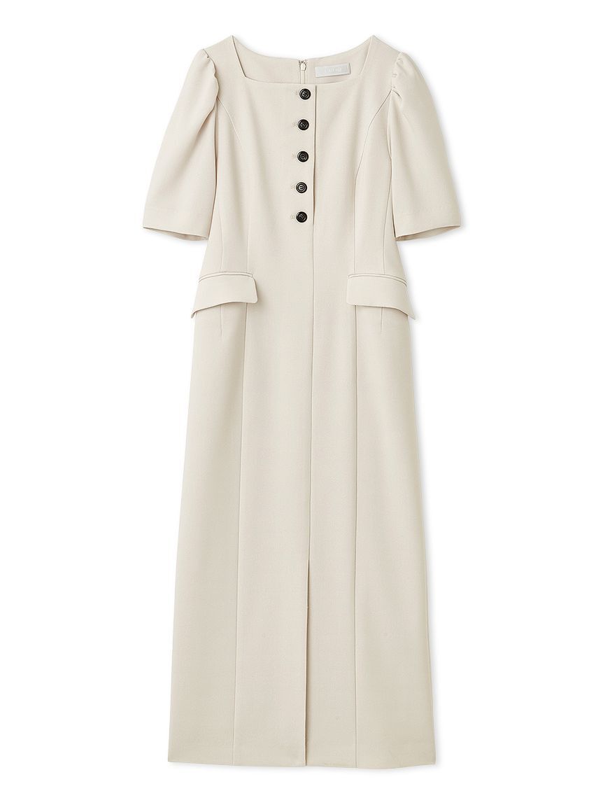 CELFORD「【洗える】スクエアネックタイトワンピース」|ワンピース|IVR