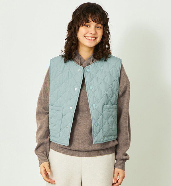 MACKINTOSH PHILOSOPHY「GREY LABEL【FELTON VEST（フェルトンベスト）】」|ブルゾン・スタジャン|ライトブルー