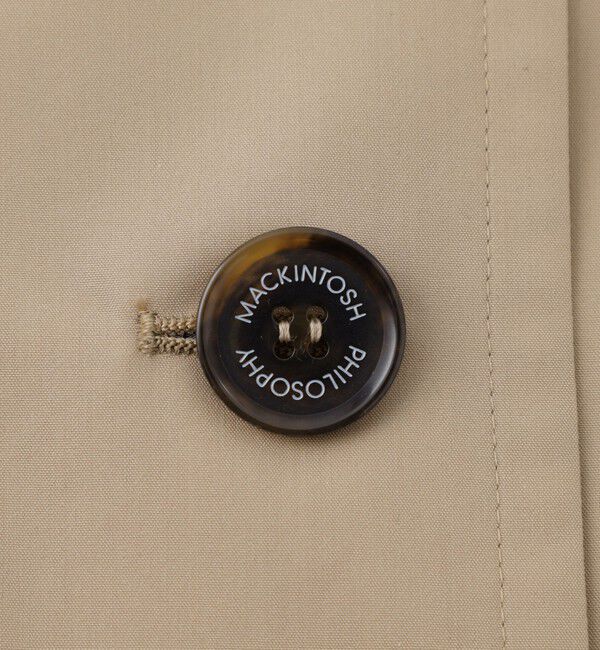 MACKINTOSH PHILOSOPHY「【WELBURY SHORT(ウェルベリーショート)】レインウェザークロス製」|ステンカラーコート|
