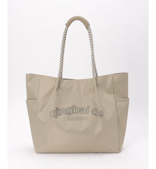 ikka「撥水ロゴ入りビッグトートバッグ」|その他|