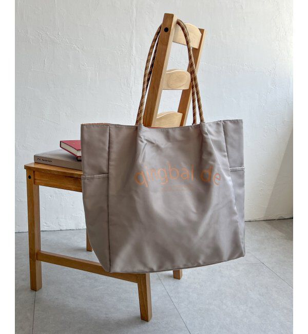 ikka「撥水ロゴ入りビッグトートバッグ」|その他|