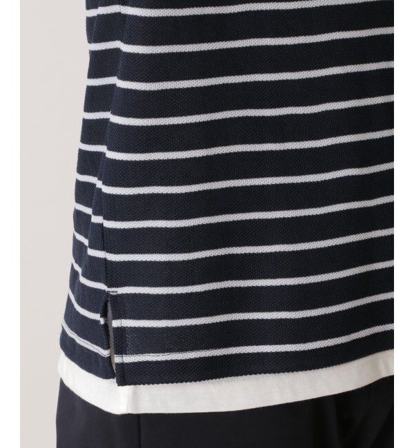 ikka「【2点セット】ワッフルボーダーTインナーセット」|Tシャツ・カットソー|