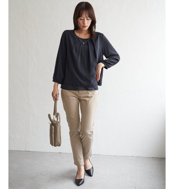 ikka「GOKU楽パンツ スリムストレート」|その他|