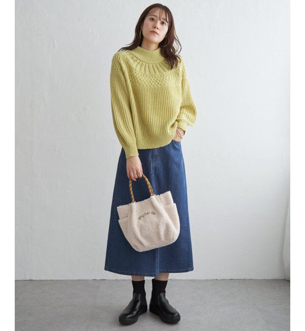 ikka「デニムロングスカート」|スカート|