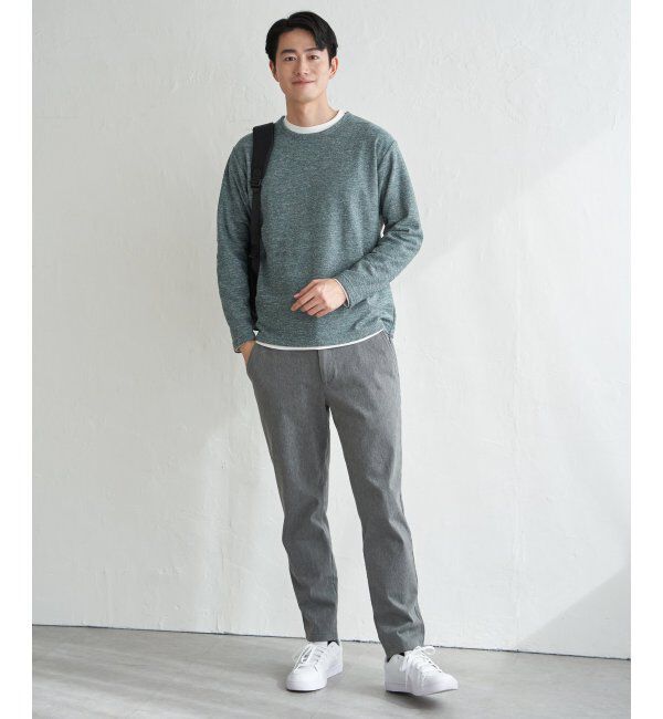 ikka「メランジ裏起毛インナーセット」|パーカー|