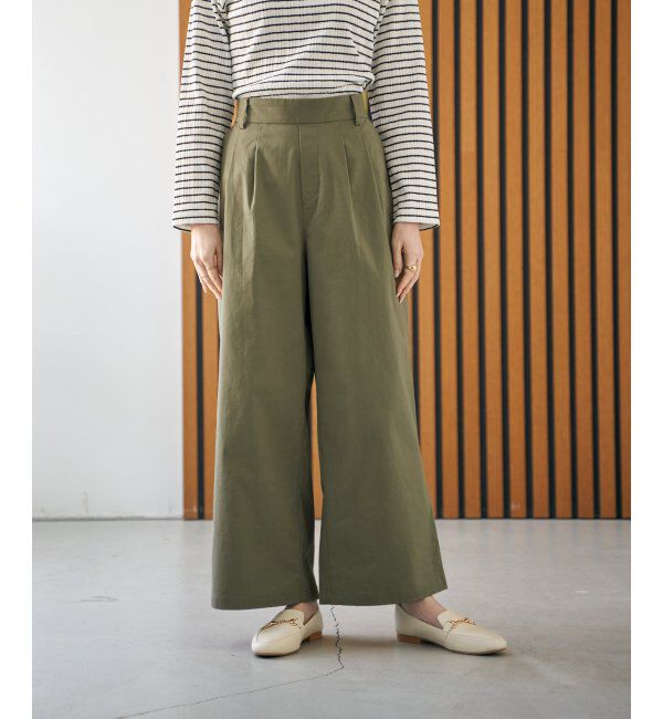 ikka「デニム／チノワイドパンツ」|その他|