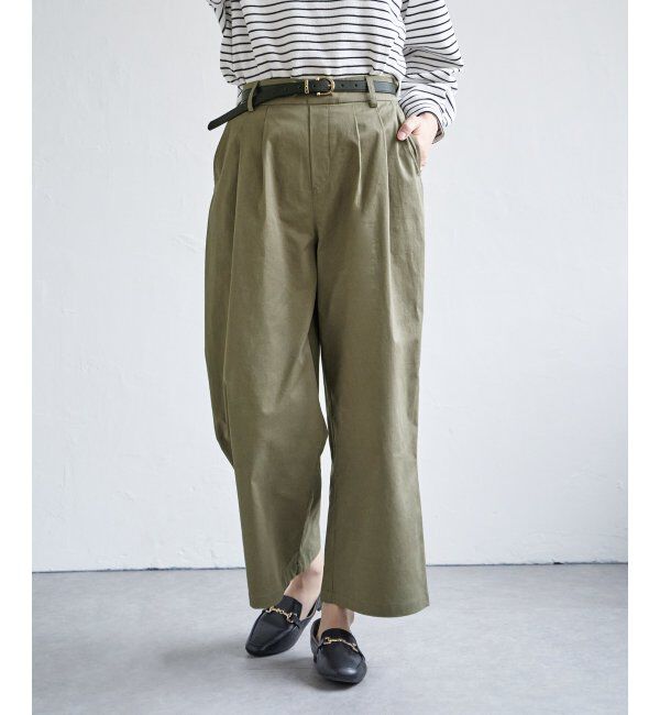 ikka「デニム／チノワイドパンツ」|その他|