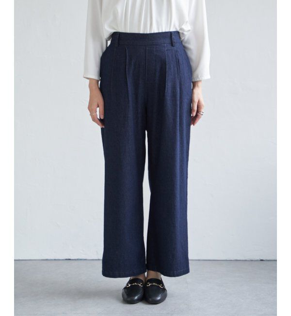 ikka「デニム／チノワイドパンツ」|その他|