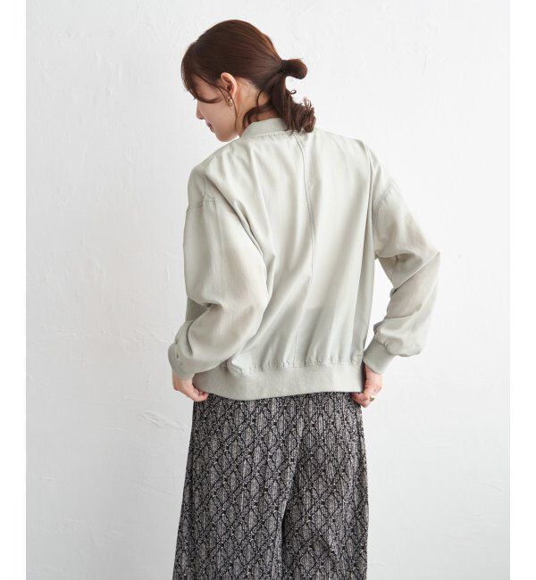 ikka「【雑誌InRed5月号掲載】シアーリブブルゾン」|ブルゾン・スタジャン|