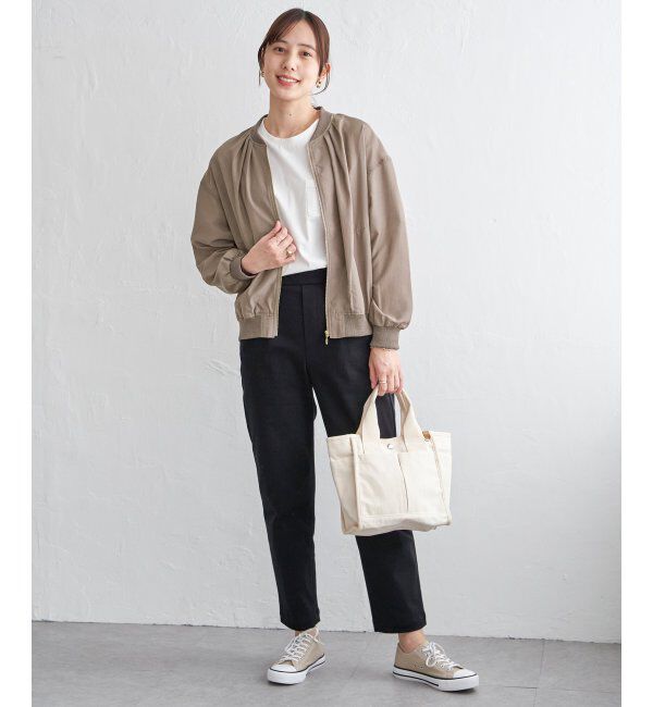 ikka「【雑誌InRed5月号掲載】シアーリブブルゾン」|ブルゾン・スタジャン|