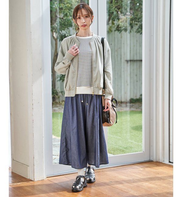 ikka「【雑誌InRed5月号掲載】シアーリブブルゾン」|ブルゾン・スタジャン|