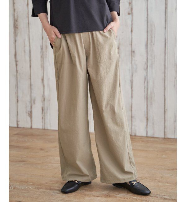 ikka「【雑誌InRed5月号】ドライテックチノベイカーパンツ　【接触冷感／速乾】」|チノ|