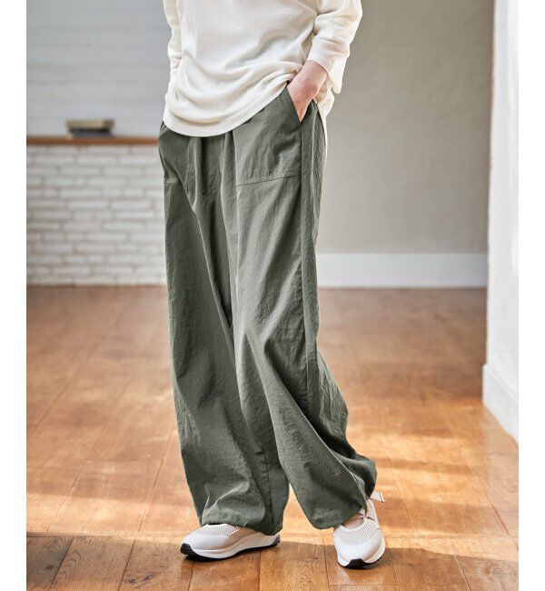 ikka「【雑誌InRed5月号】ドライテックチノベイカーパンツ　【接触冷感／速乾】」|チノ|