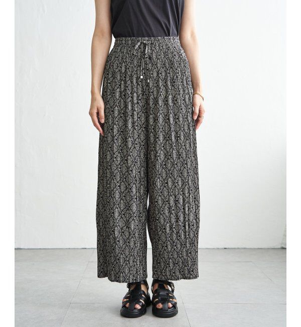 ikka「さらっとプリーツワイドパンツ」|その他|
