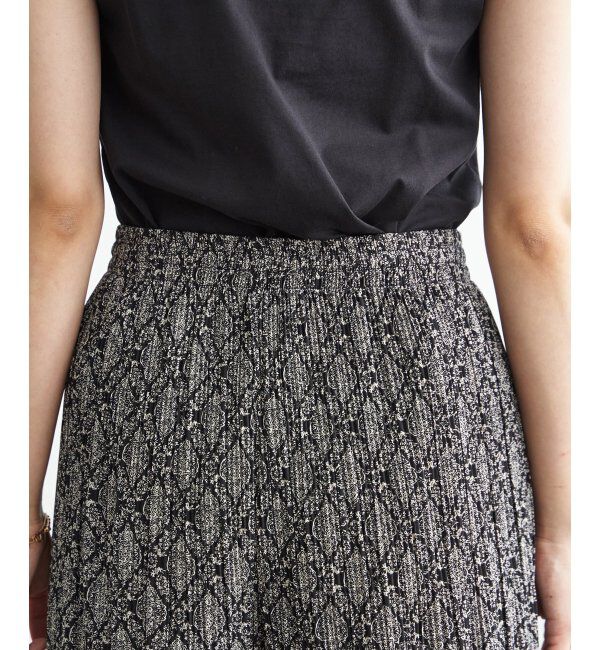 ikka「さらっとプリーツワイドパンツ」|その他|