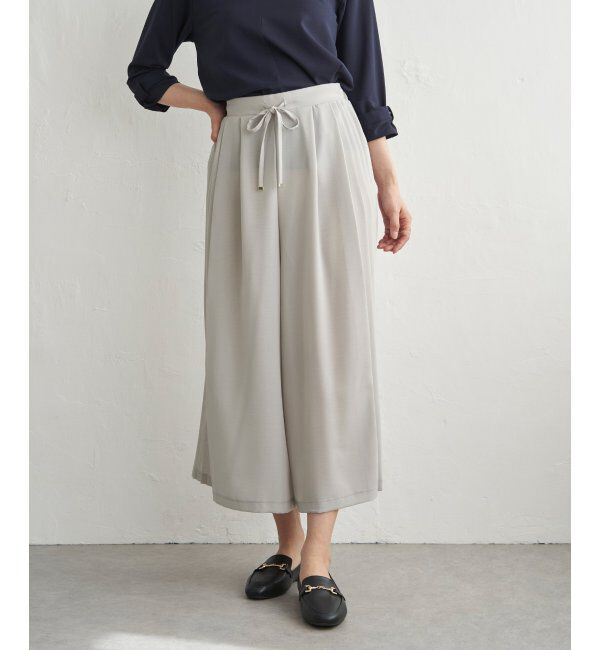 IKKA LOUNGE「冷感さらさらジョーゼットパンツ」|その他|