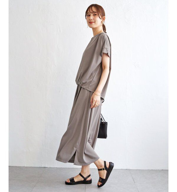 IKKA LOUNGE「【セットアップ対応】GOKU楽冷感スリットガウチョ」|その他|