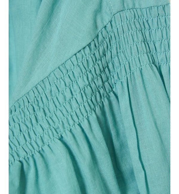 Lbc with Life「リネンブレンドシャーリングワンピ」|ワンピース|