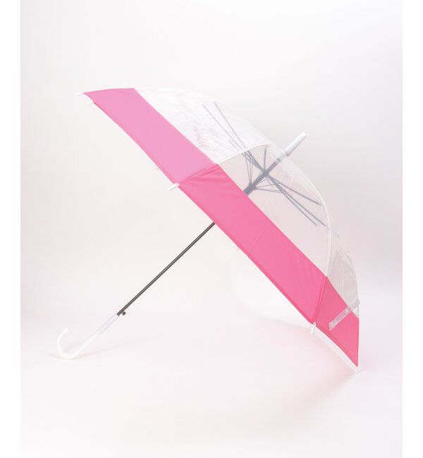 Lbc with Life「カラー切り継ぎビニール傘」|傘|ピンク