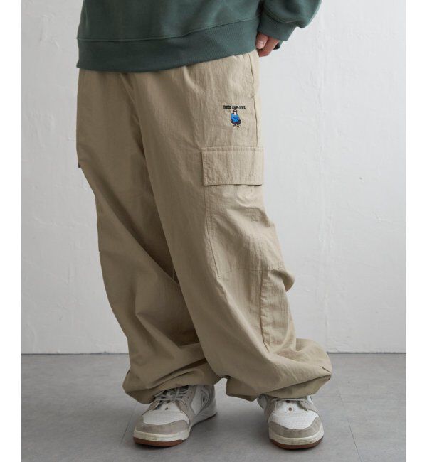 VENCE share style「Red Cap Girl レッドキャップガール ワッペン付きナイロンカーゴパンツ」|その他|
