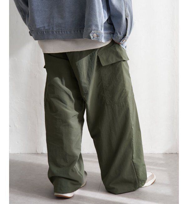 VENCE share style「Red Cap Girl レッドキャップガール ワッペン付きナイロンカーゴパンツ」|その他|