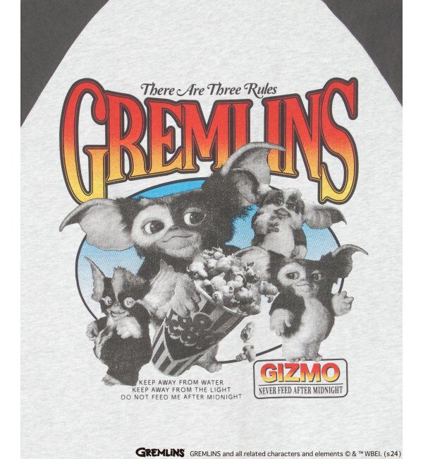 VENCE share style「GREMLINS グレムリン ラグランプリントTシャツ」|Tシャツ・カットソー|