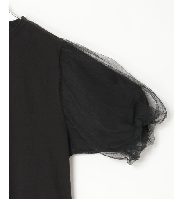 VENCE share style「チュールスリーブTシャツ」|Tシャツ・カットソー|