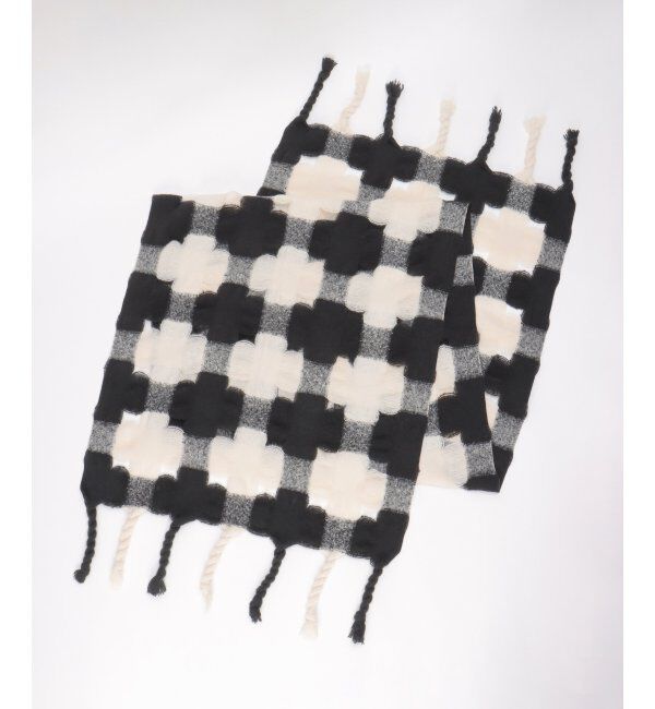 VENCE share style「メッシュチェックマフラー」|バンダナ・スカーフ|