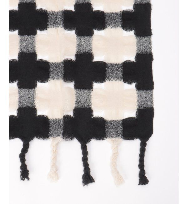 VENCE share style「メッシュチェックマフラー」|バンダナ・スカーフ|