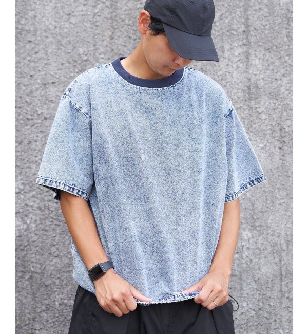 VENCE share style「デニムTシャツ」|Tシャツ・カットソー|