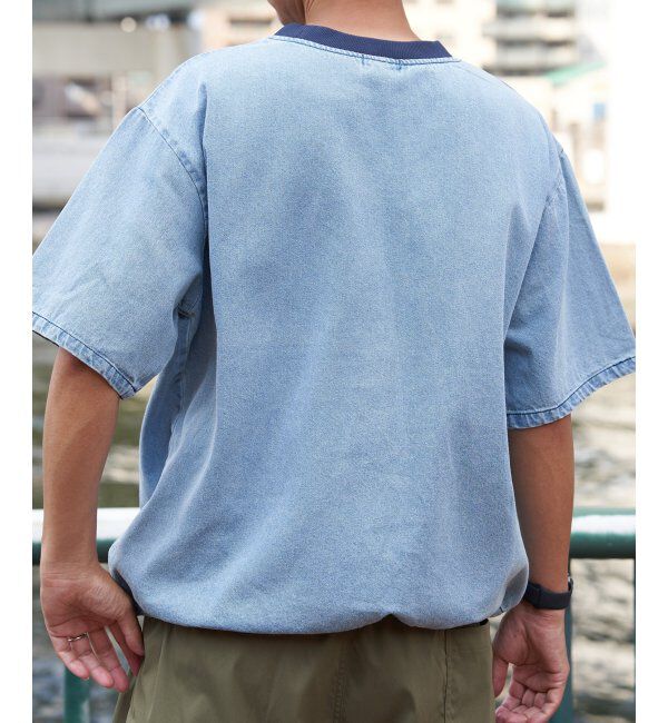 VENCE share style「デニムTシャツ」|Tシャツ・カットソー|