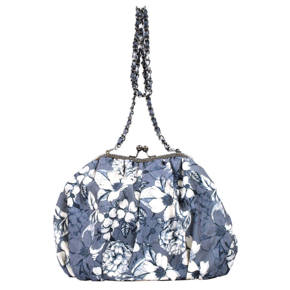  「MOLLY MARAIS（モリーマレ） トイレットバックチェーン付き フローラルモール グレー (W32ｘD11ｘH22cm)」|その他|その他