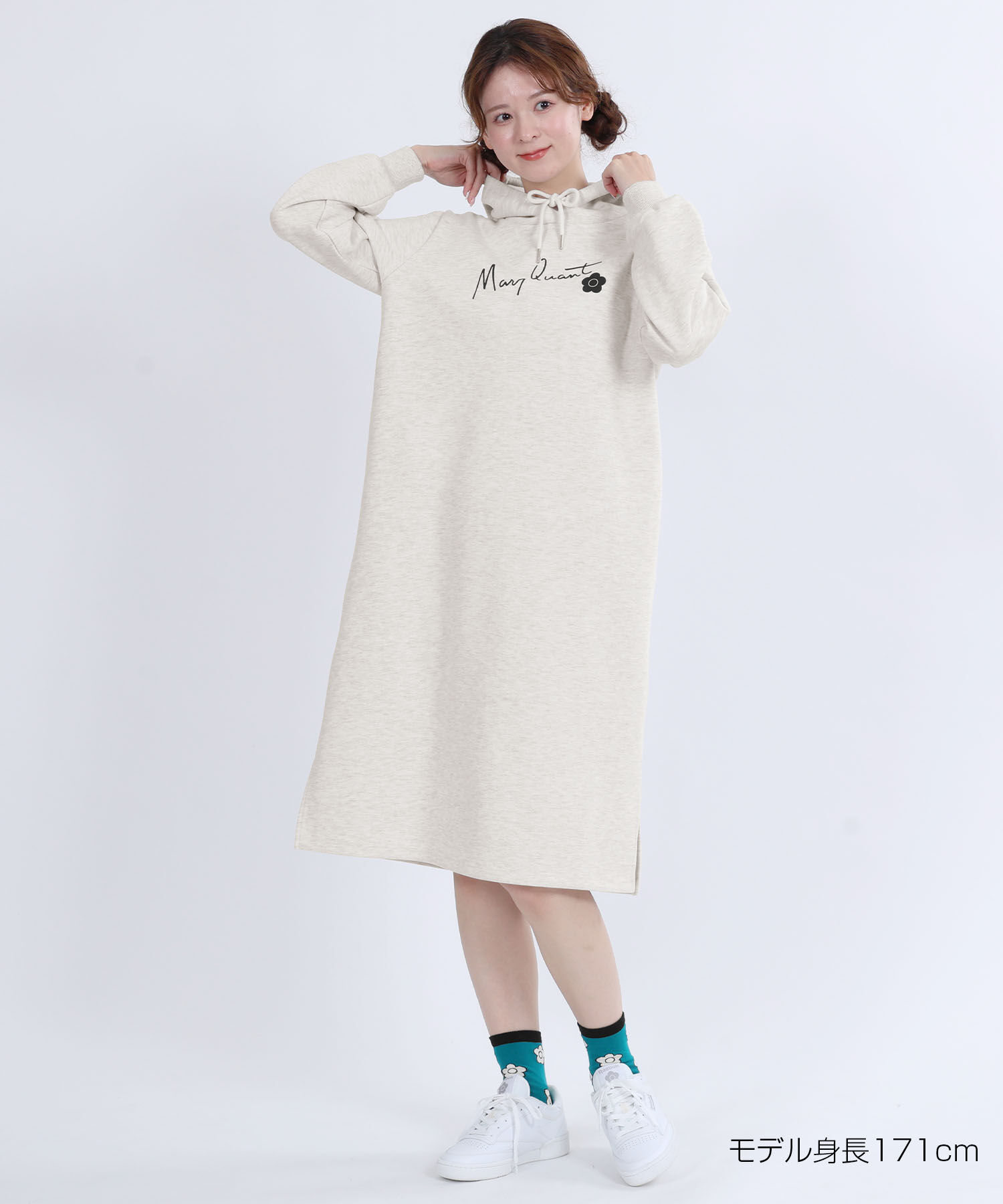 MARY QUANT「フードサインロゴ ワンピース」|ワンピース|