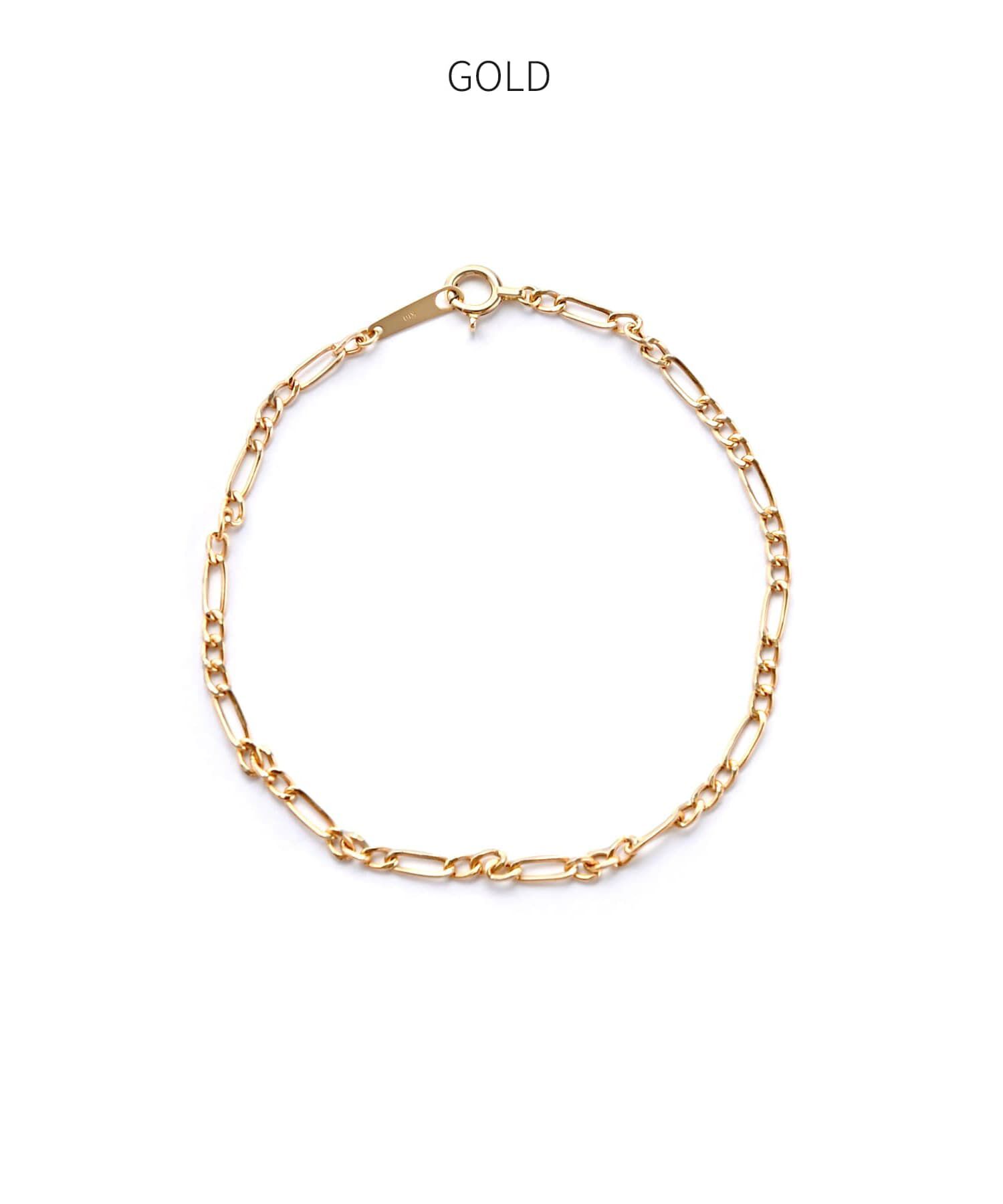 STYLE DELI「K10フィガロチェーンブレスレット」|ブレスレット・バングル|