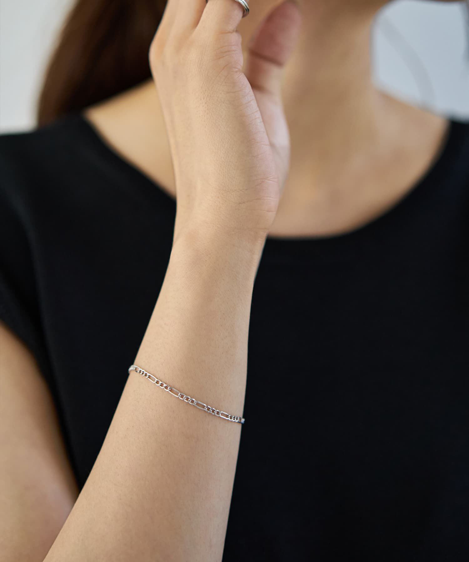 STYLE DELI「K10フィガロチェーンブレスレット」|ブレスレット・バングル|