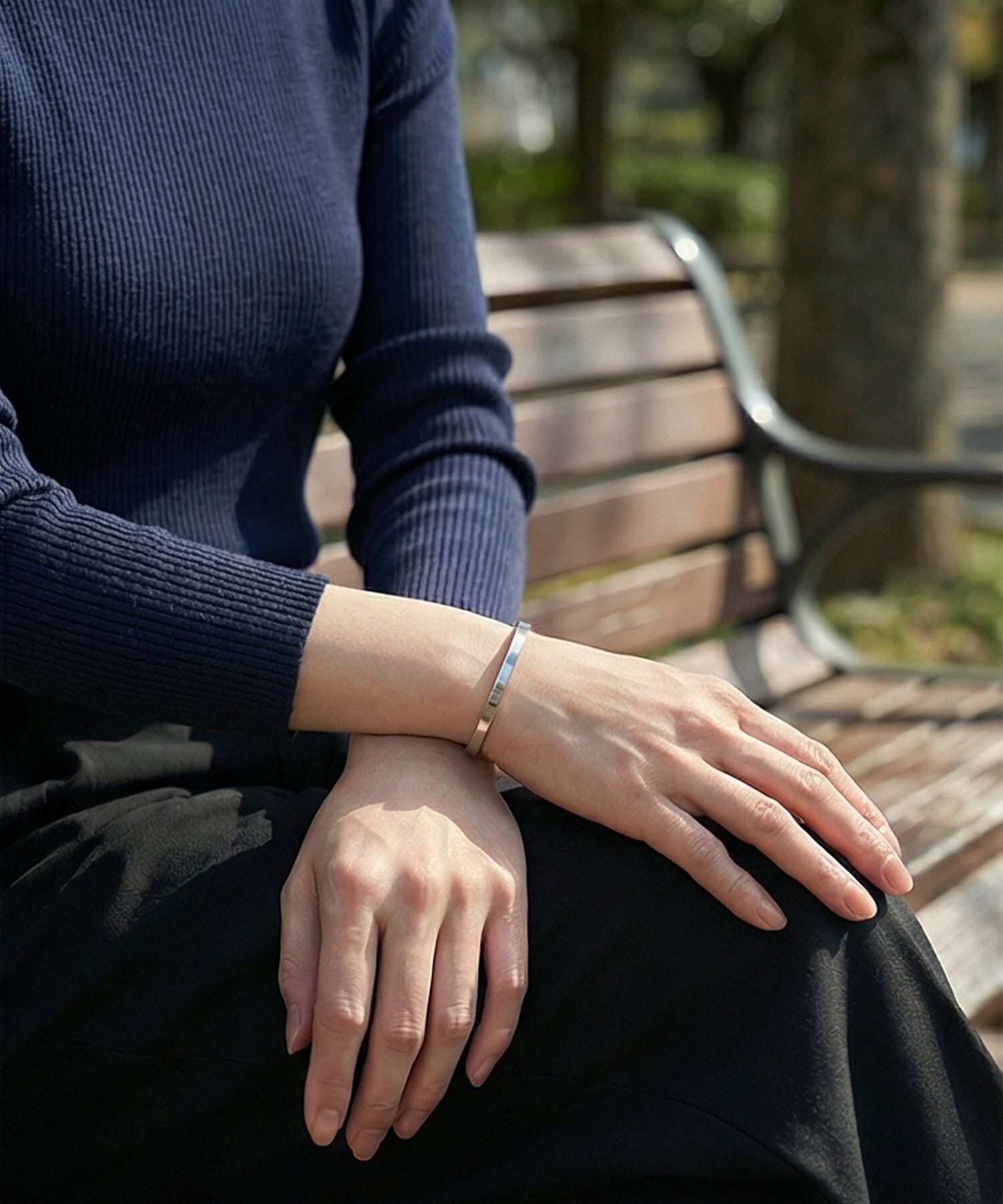 STYLE DELI「【DELI by】ミニマルバングル」|ブレスレット・バングル|シルバー